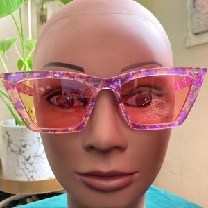 Coral Cat Eye Sunnies